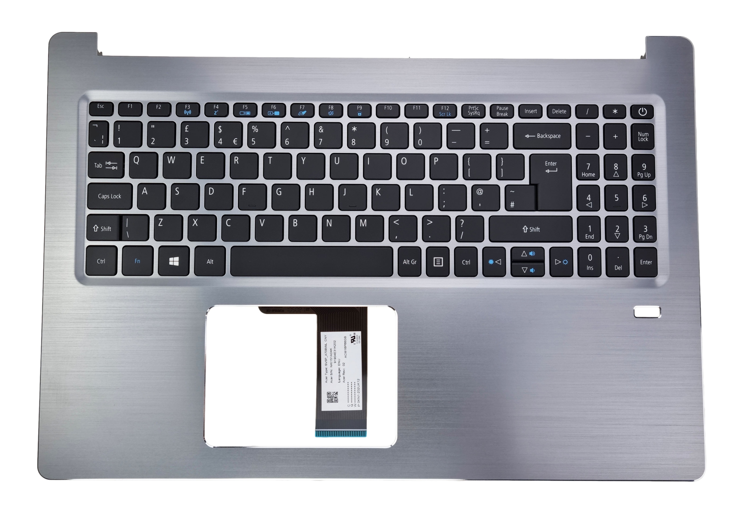 Nová Krytka Klávesnice Pre Notebook Acer Swift SF315-41 Anglická Uk