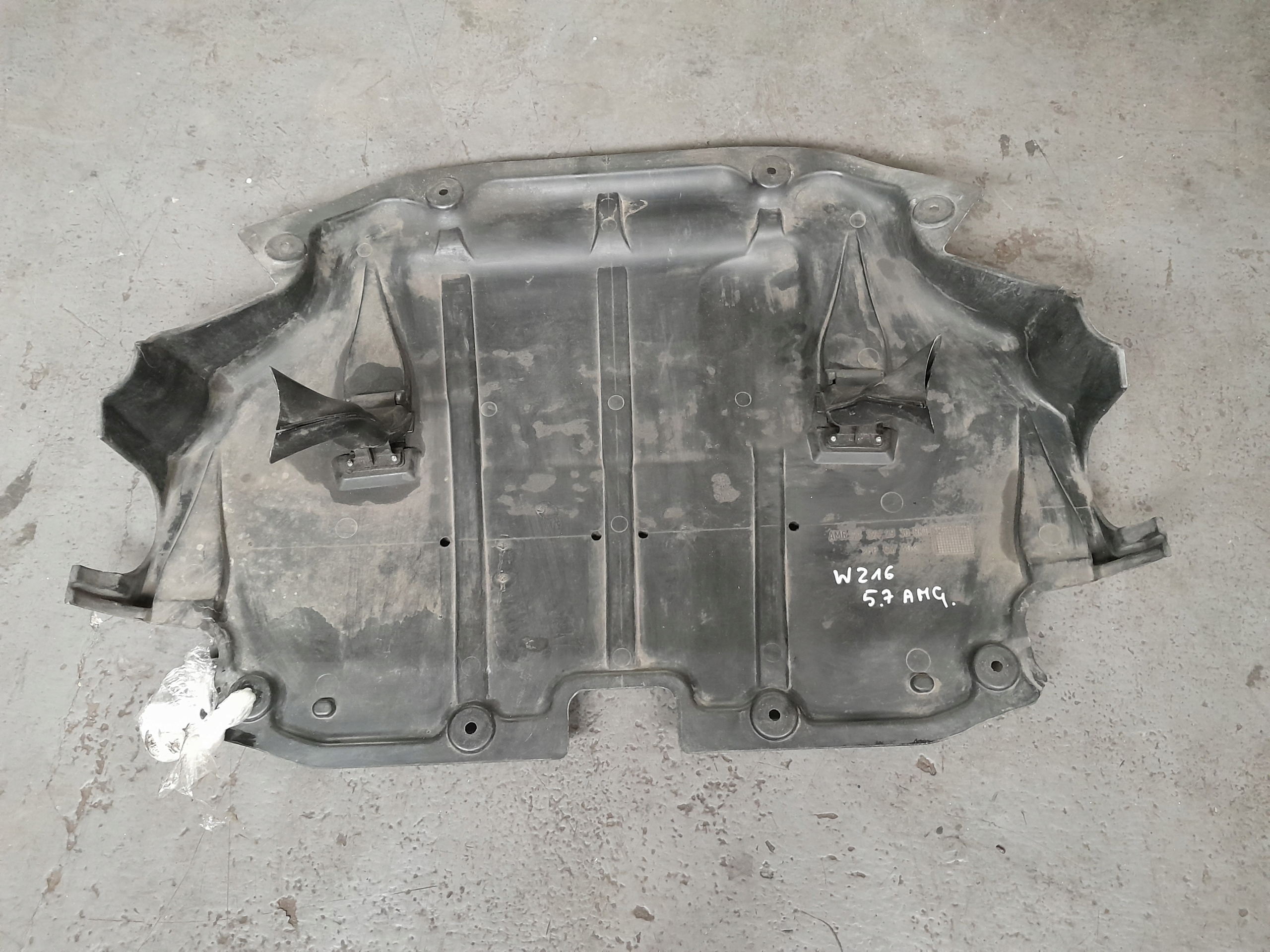 MERCEDES CL CL63 W216 W221 AMG 2007-10 OSŁONA PŁYTA POD SILNIK 2215242930