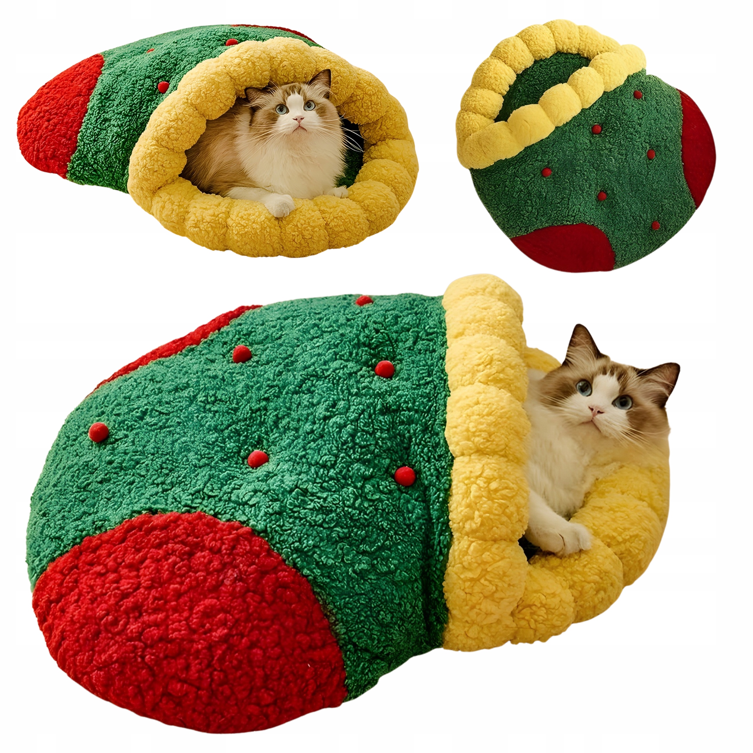 Levně Pelíšek Pro Kočky Vánoční Ponožka Zimní Atmosféra Ve Vašem Domě Siemiec