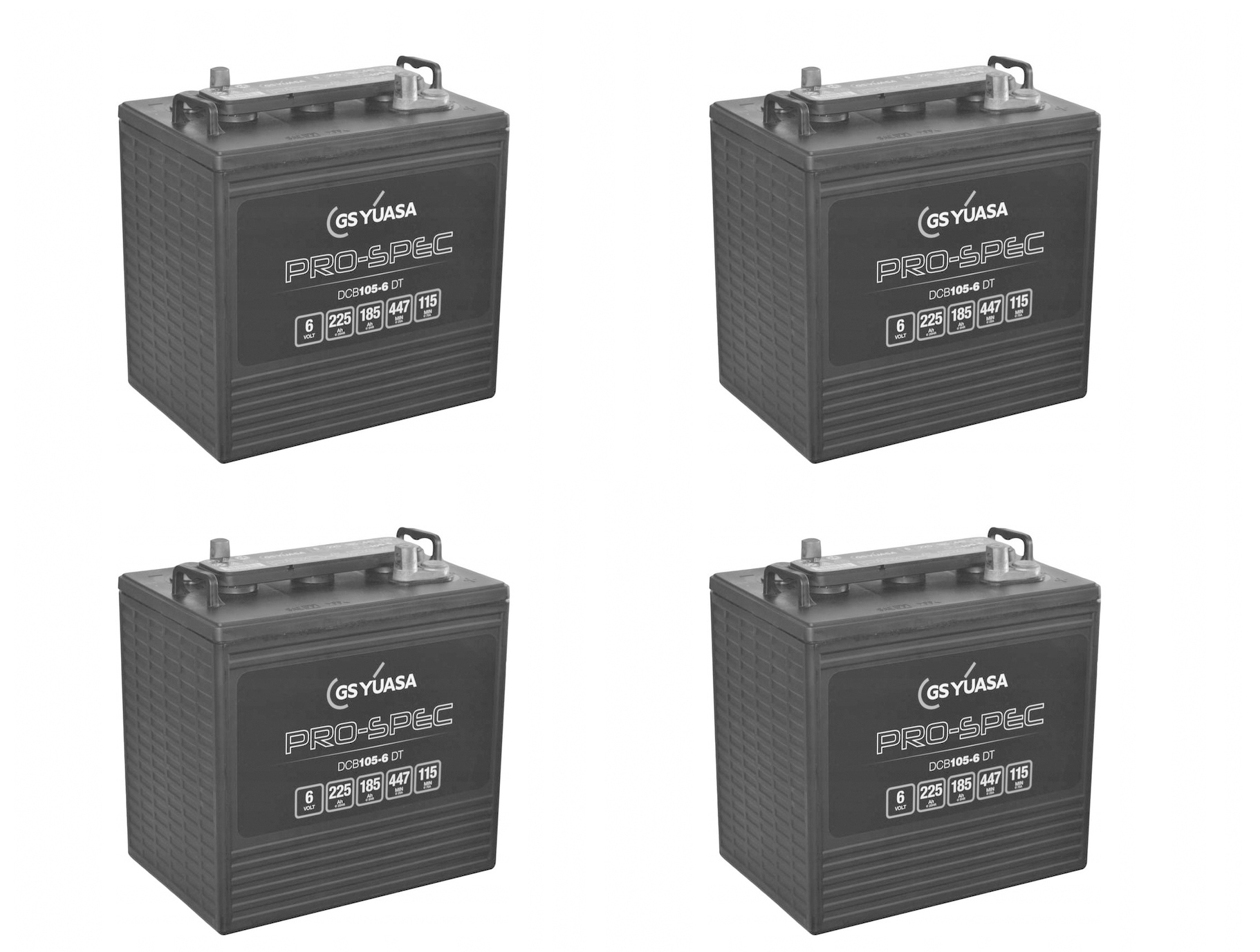 Аккумулятор Yuasa Pro-Spec DCB105-6 DT 6V 225ah 4x