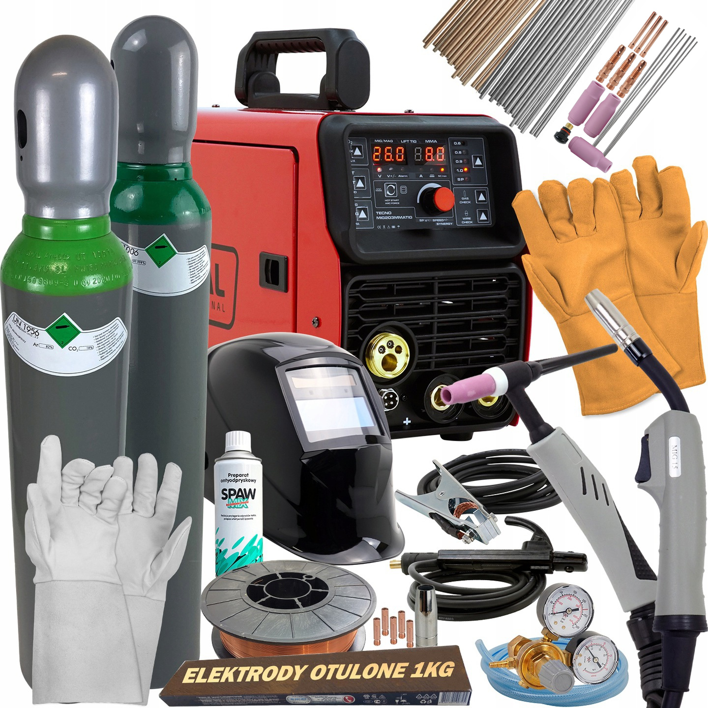 Зварювальний апарат MIGOMAT 3в1 MIG 200 tig synergia Kit