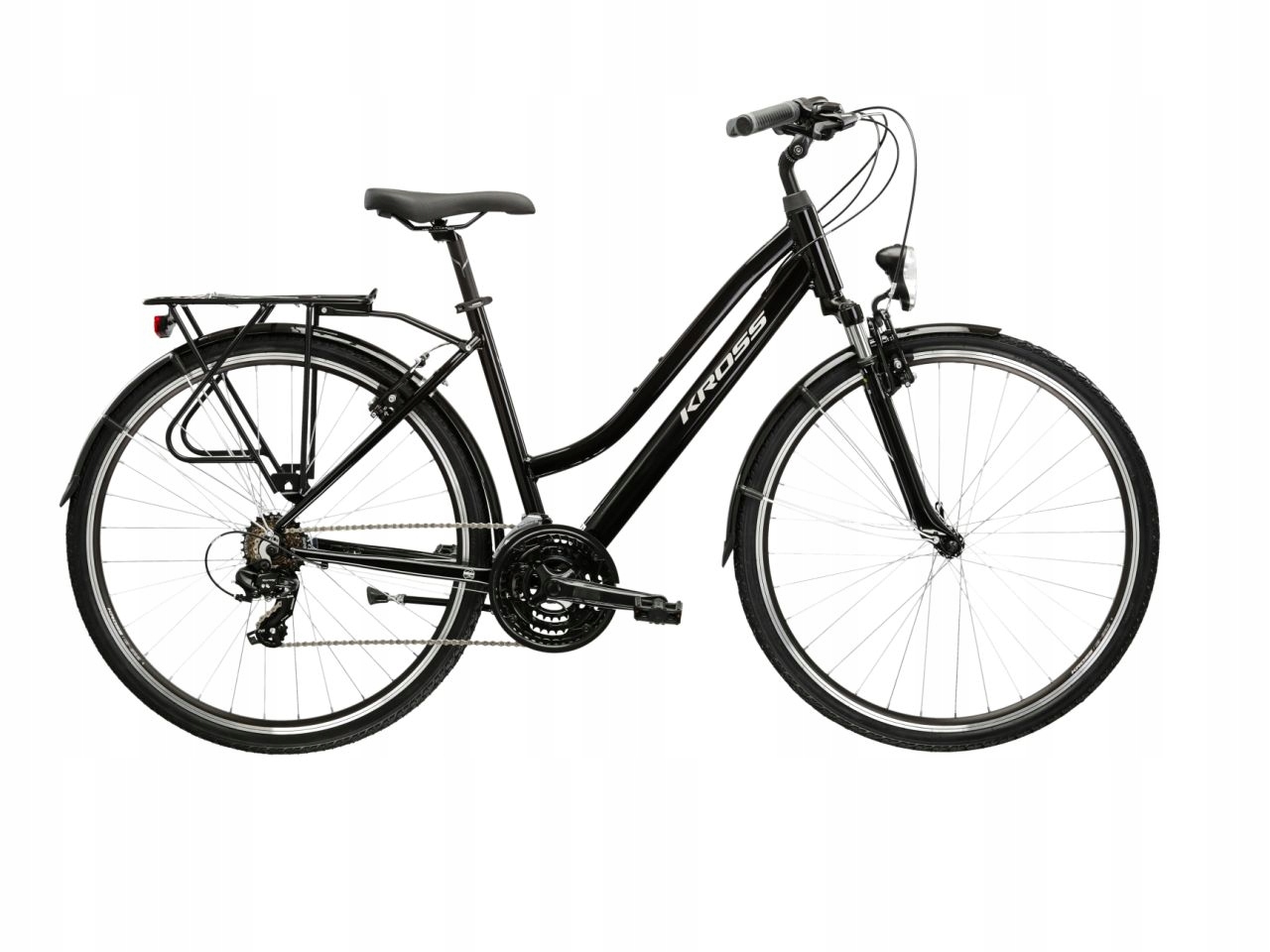 Kross Trans 1.0 Damski 28" Czarno Srebrny DM 17" 2026