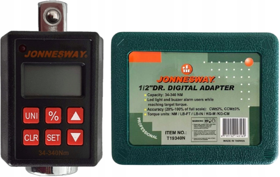 

Adapter dynamometryczny elektroniczny 34-340Nm