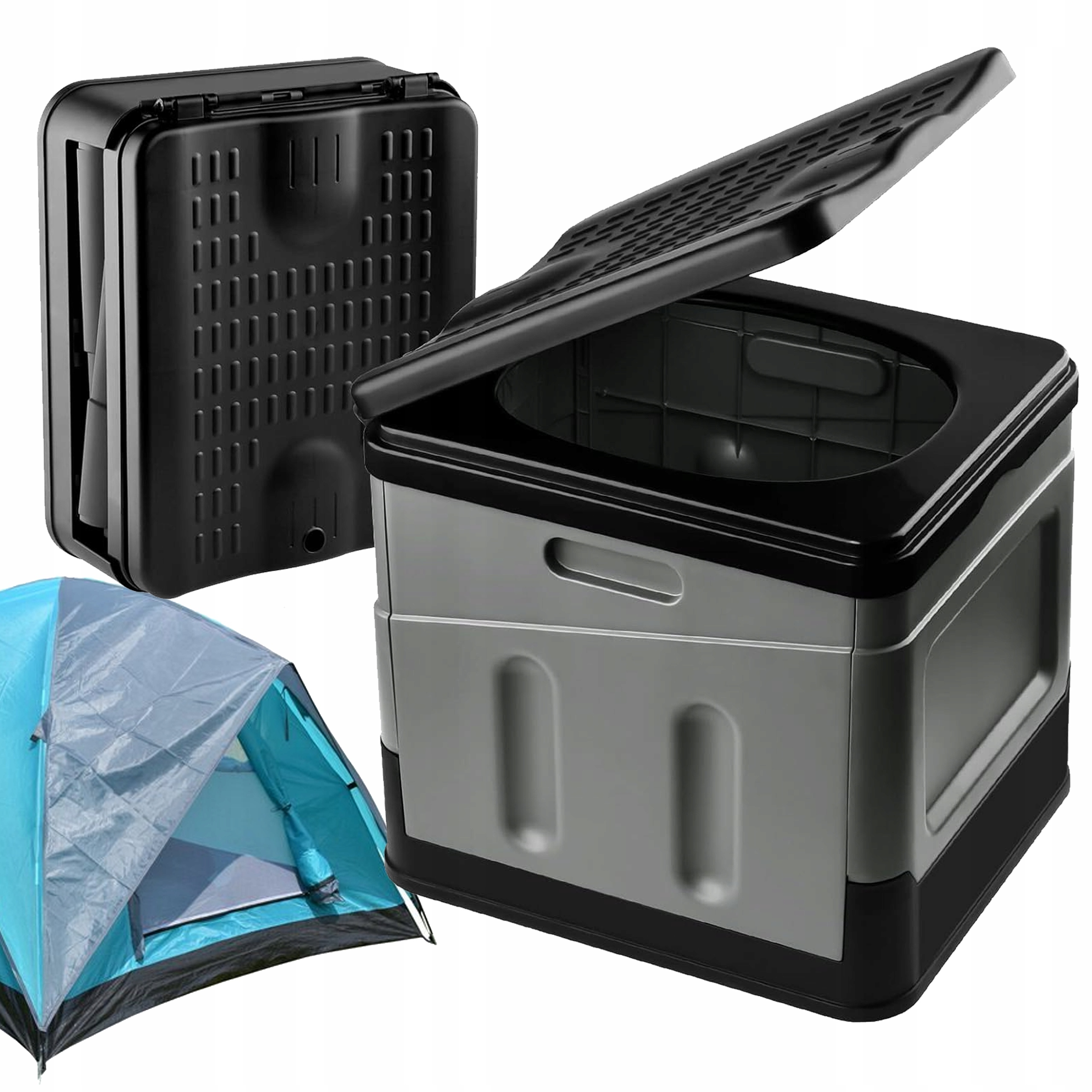 Przenośna Toaleta Turystyczna Dla Seniora Na Działkę Wc Krzesło Toaletowe