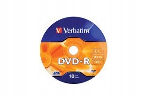 Verbatim Dvd-r 16x 4.7GB 10P Sp Matt Silver Wrap 4