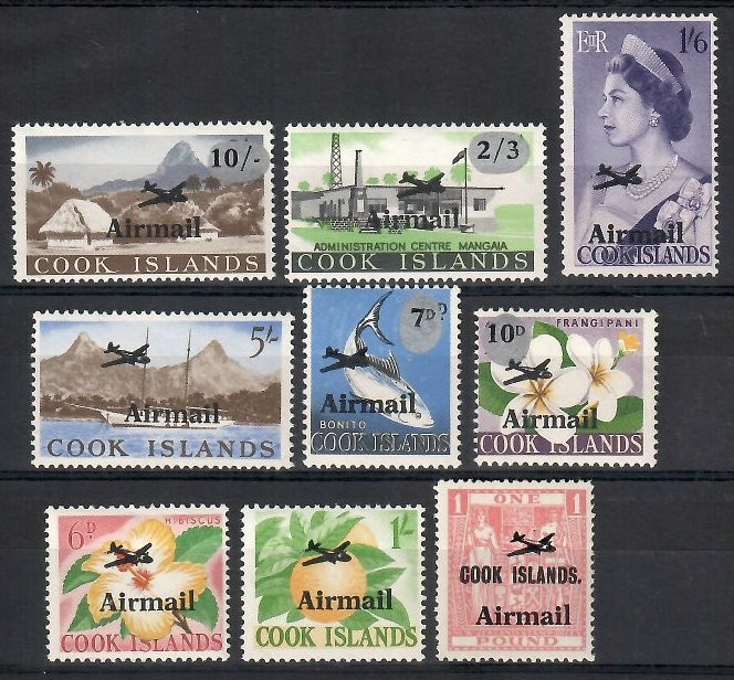 Wyspy Cooka 1966 Mi 115-123 Czyste **