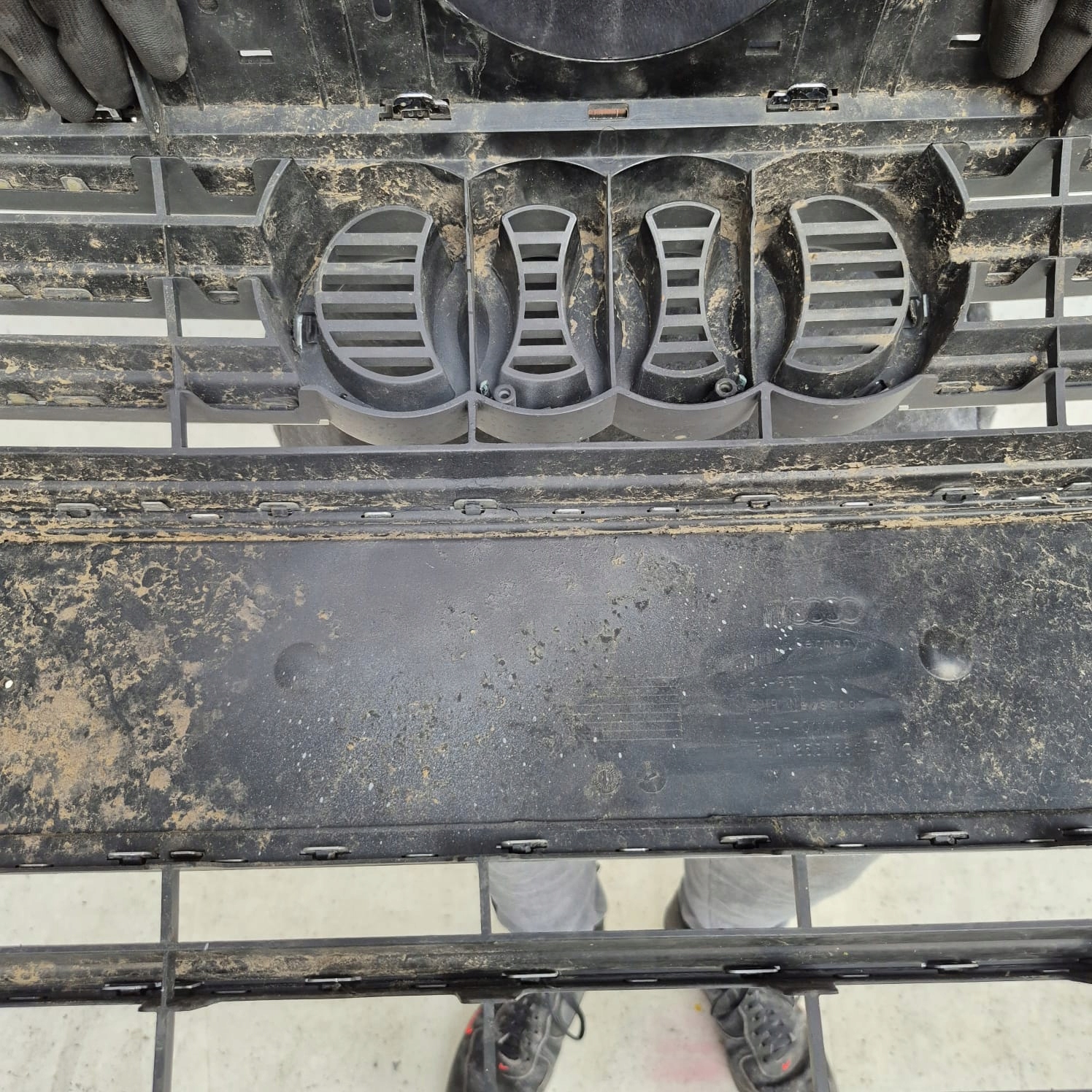 AUDI A4 B9 8W S-LINE 15-19 bumper front front washer PDC