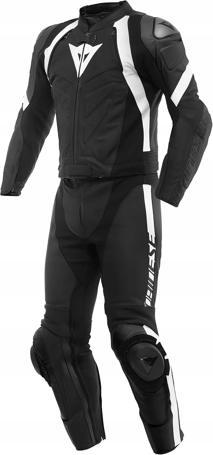 Kožená kombinéza Dainese Avro 4 S/t 4 (2 diely) čiernobiela 110