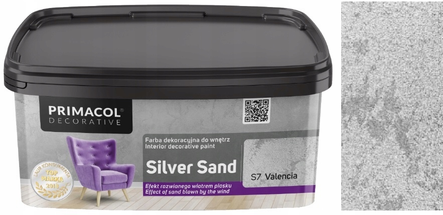 Primacol Silver Sand Farba Dekoracyjna Valencia S7 1L