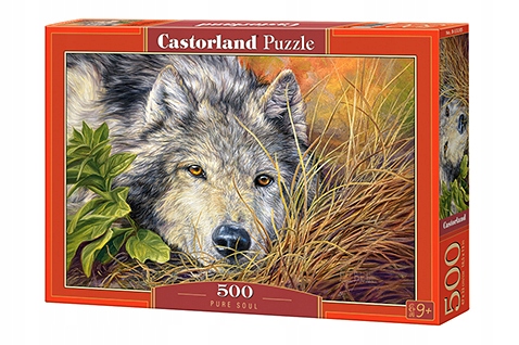 PUZZLE ZWIERZĘTA WILK PRZYRODA 9+ 500 EL CASTOR EAN (GTIN) 5904438053285