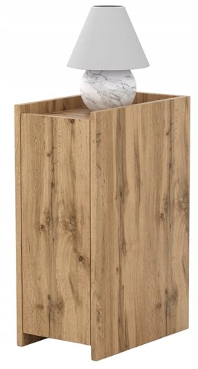 Úzky nočný stolík Narrow dub wotan nočná skrinka šírka 25 cm