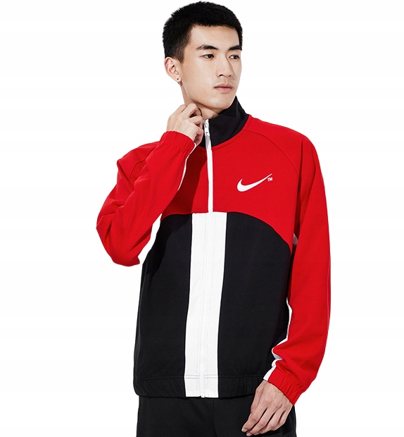 Kurtka sportowa Nike Sportswear swoosh red XXL 12441696378 - Allegro.pl