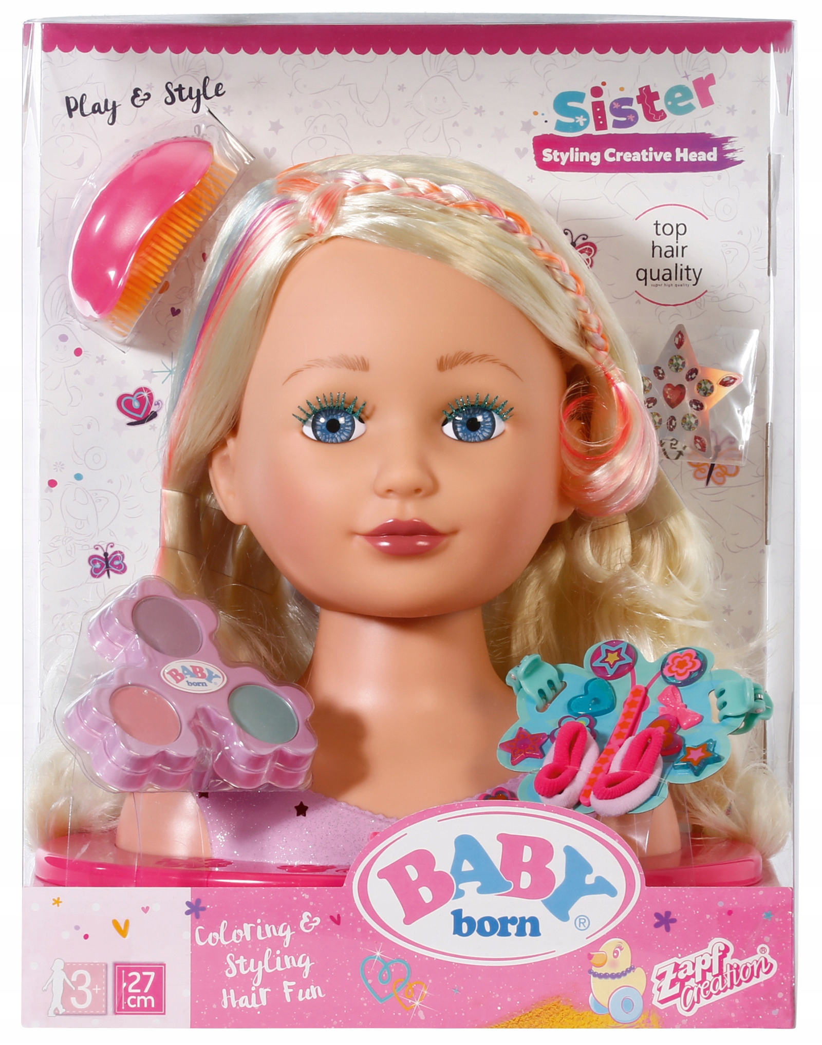 

Zapf Baby Born Siostrzyczka Głowa Do Stylizacji