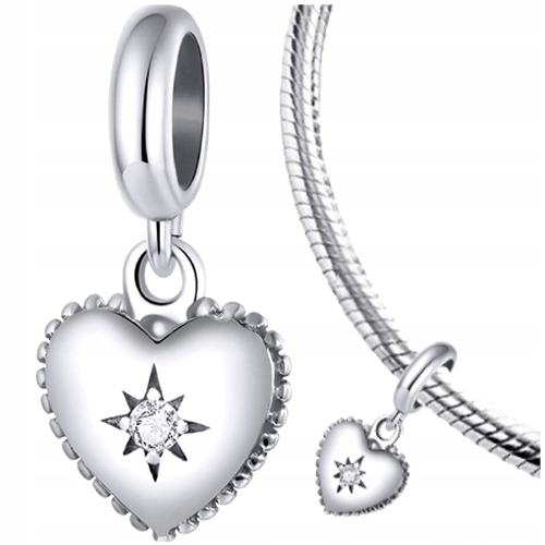

Charms Serce Serduszko zawieszka srebro pr 925