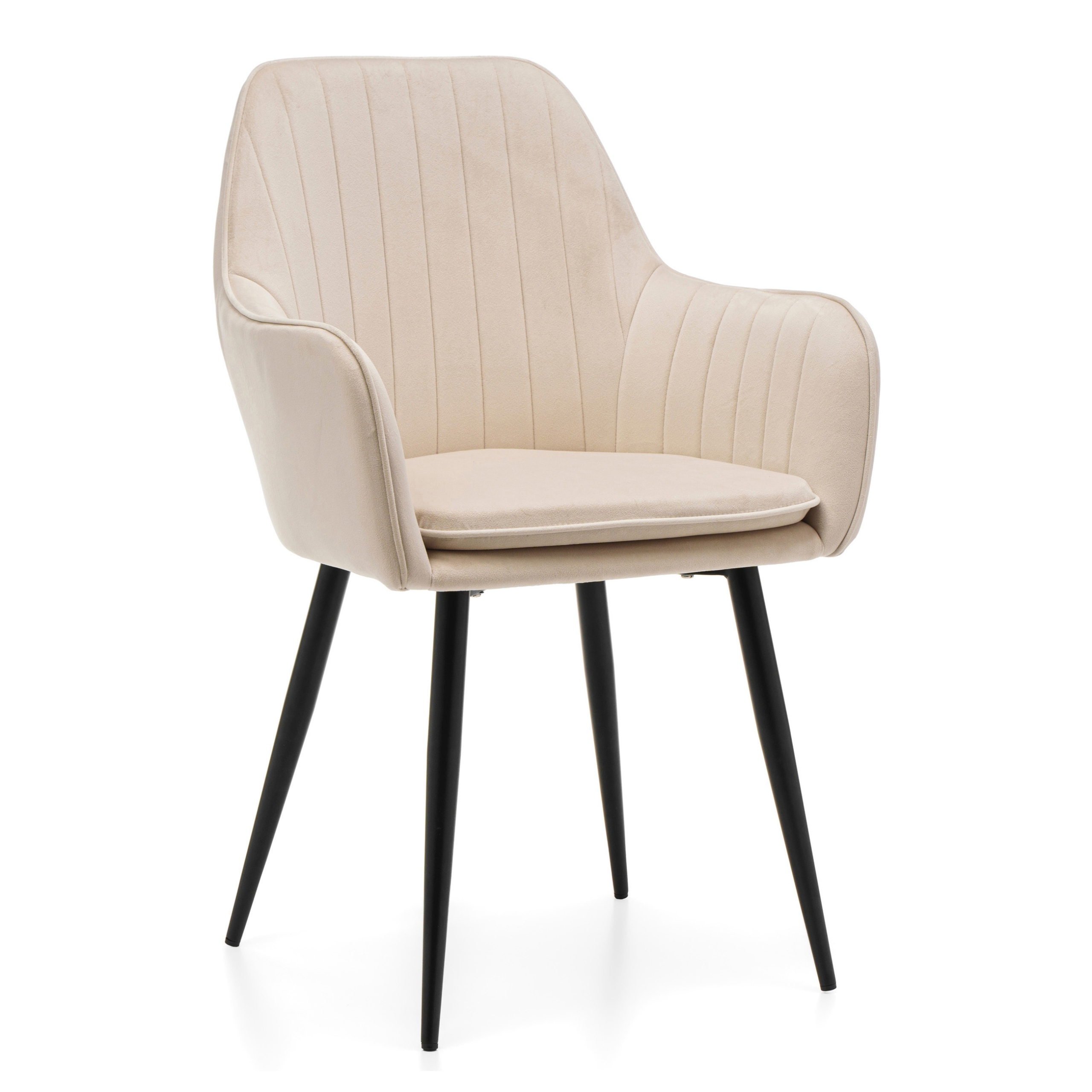 Čalouněná Prošívaná Židle S Velurovou Poduškou Do Obývacího Pokoje Jídelny S Emilií