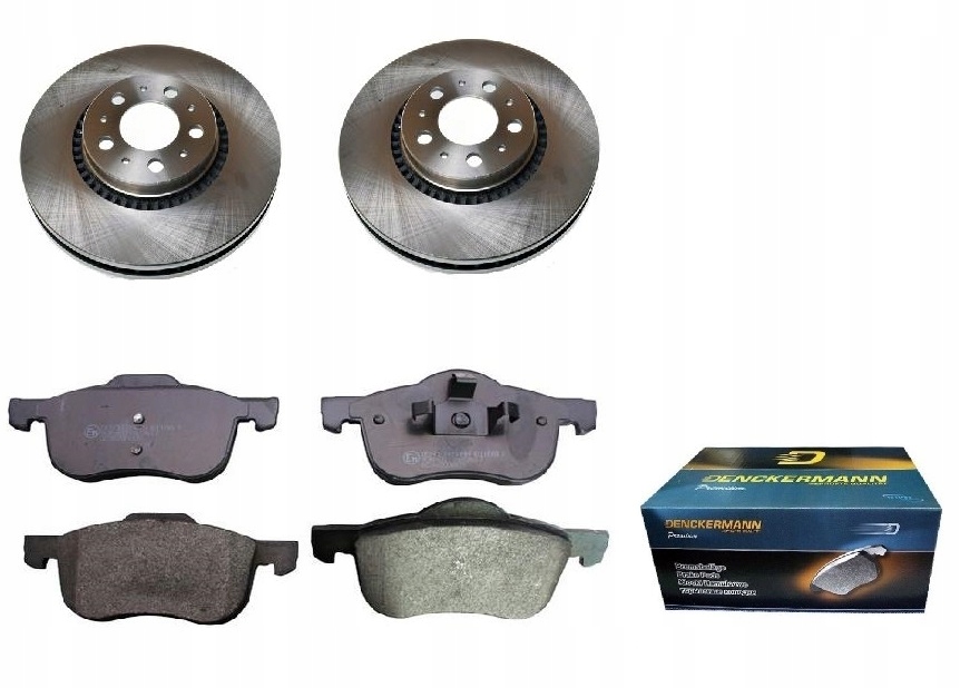 Kotouče Kostky Volvo S60 S80 V70 II Přední Sada 305 mm