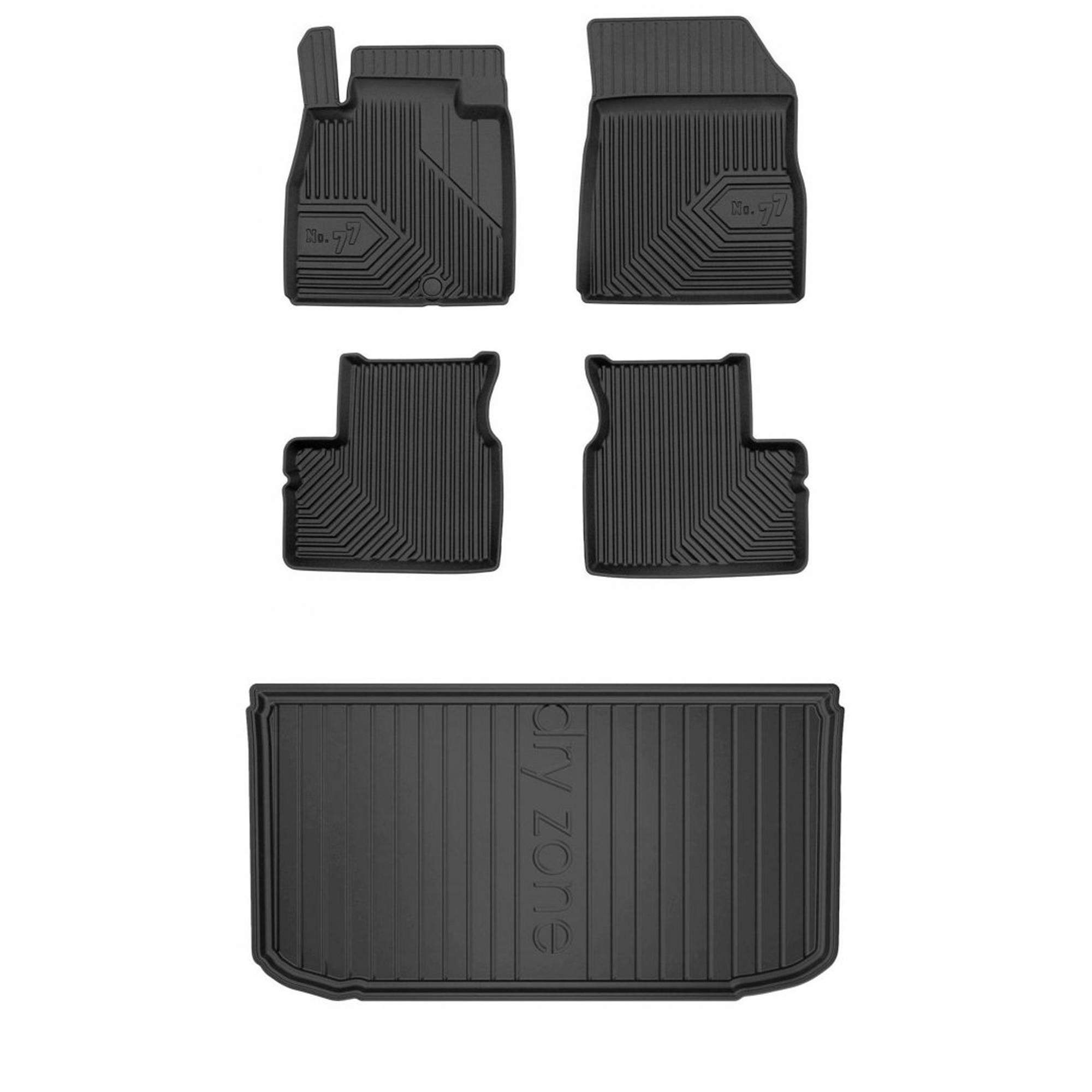 Gumová sada kobercov a rohoží Nissan Micra K13 2010-2016