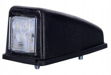 LAMPA OBRYSOWA BIAŁA LED NAROŻNA PRZYCZEPKA Strona zabudowy przednie lewe przednie prawe