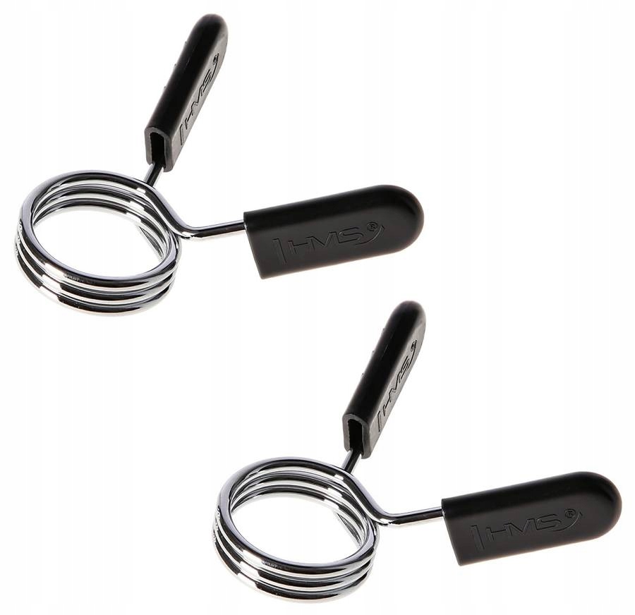 HMS Zaciski Sprężynowe Motylkowe Na Gryf Sztangę Sztangielkę 25 mm Marka HMS