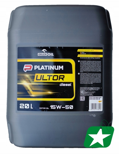 ORLEN PLATINUM ULTOR DIESEL 15W50 20L