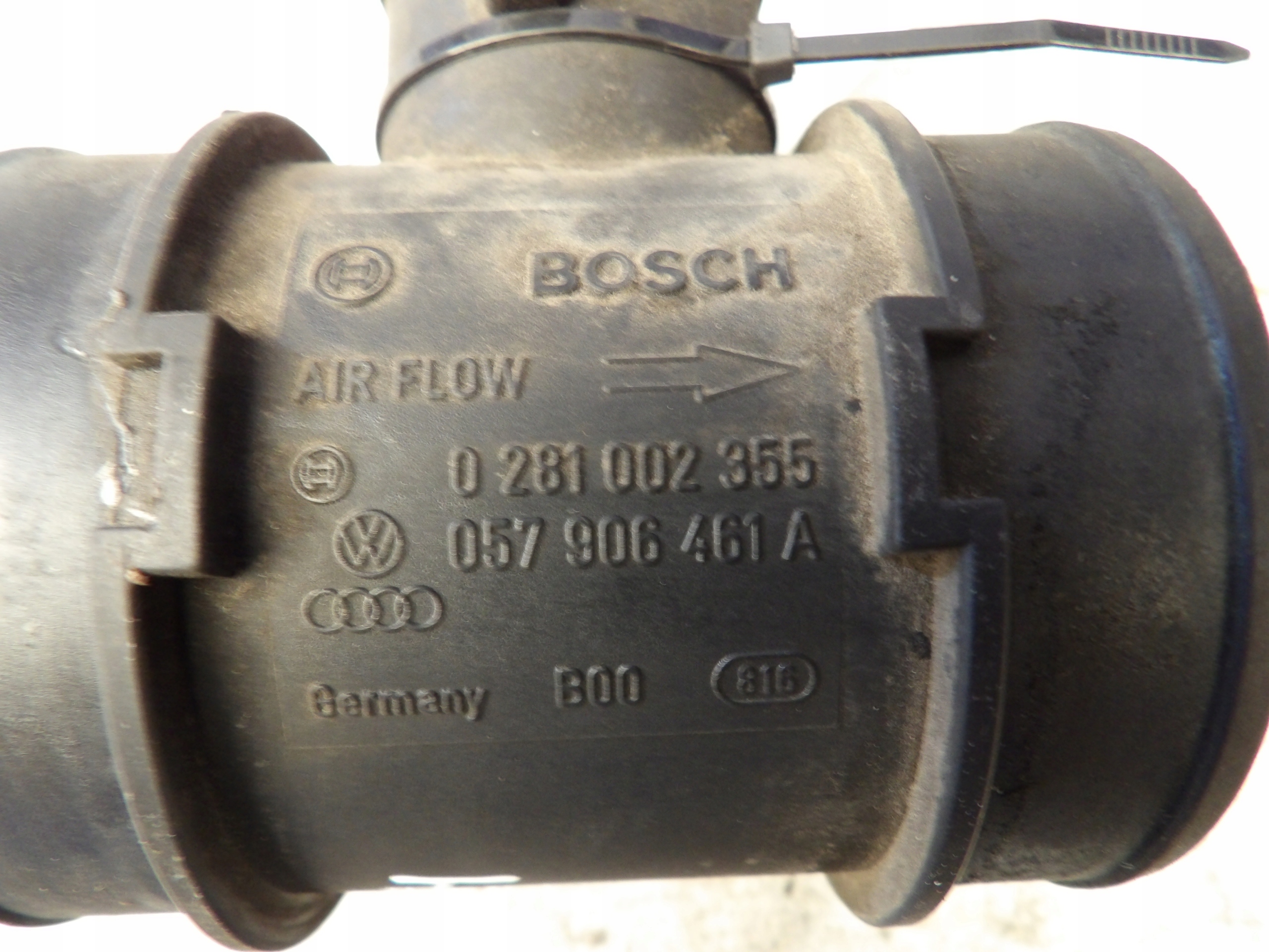Audi A2 flow meter 1,4TDI 0281002355 057906461A
