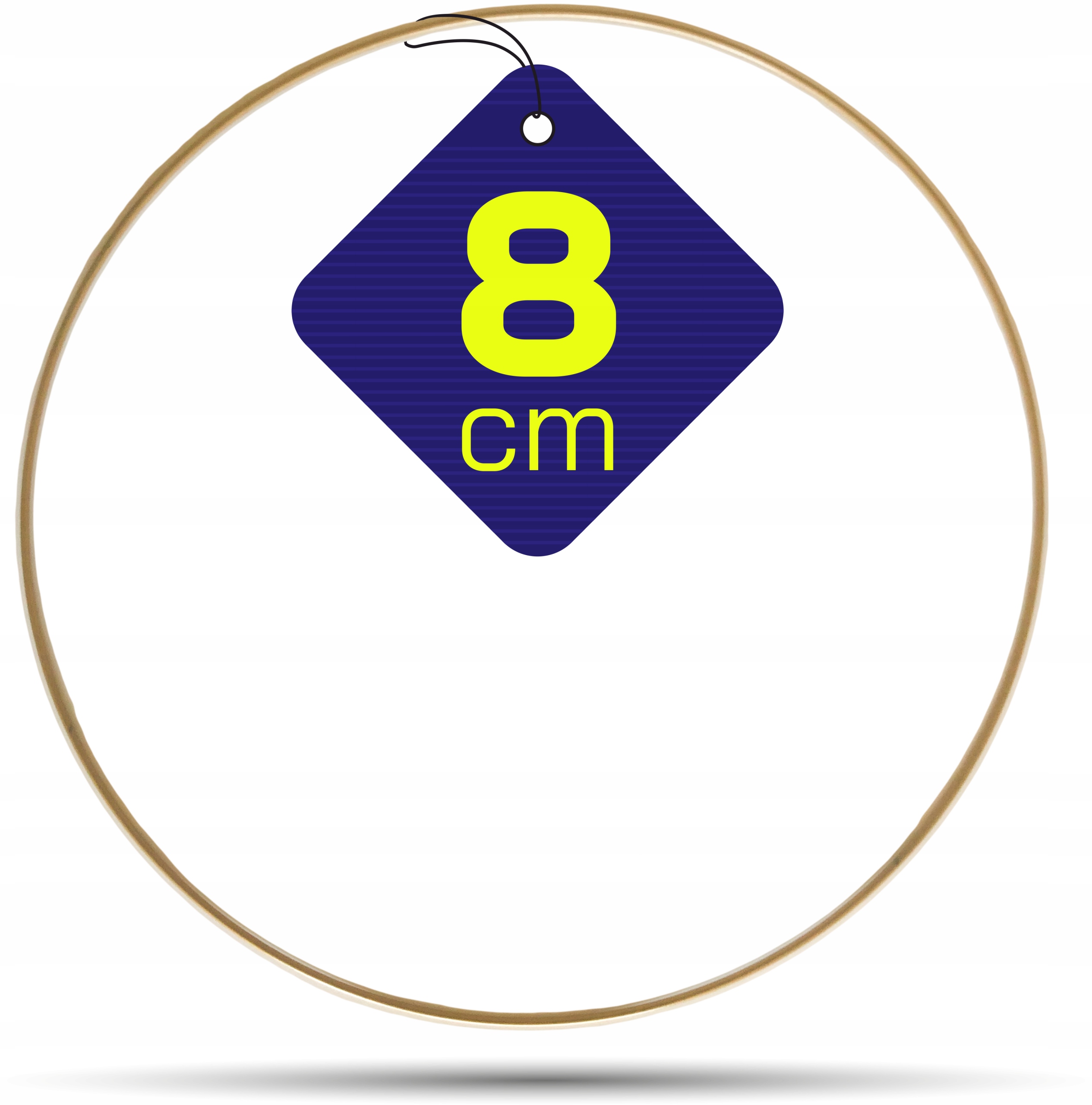 

metalowa obręcz Złota Mat kółko do łapaczy snów 8