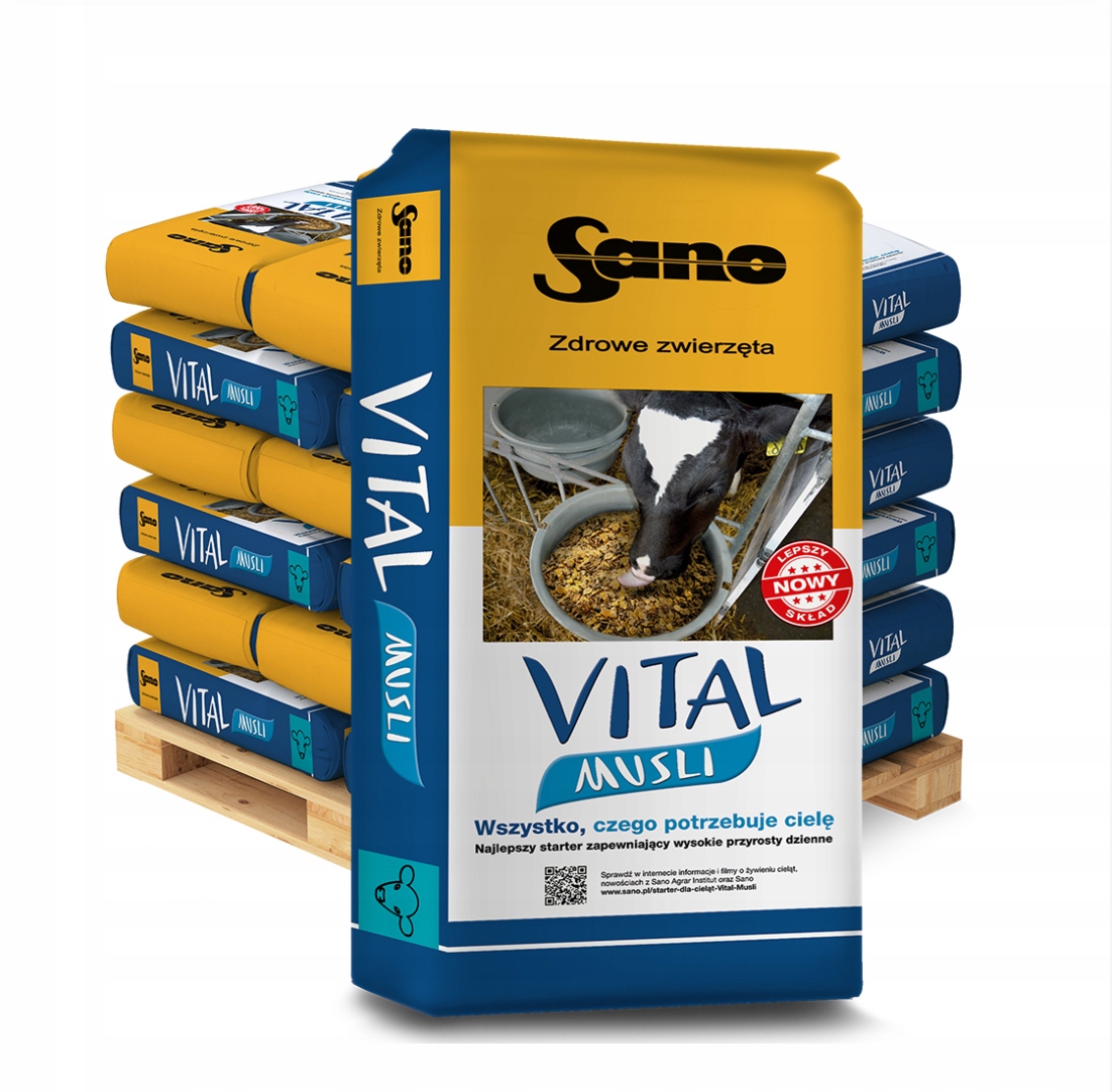Vital Musli Sano 20kg Specjalistyczny starter dla cieląt od 4 dnia