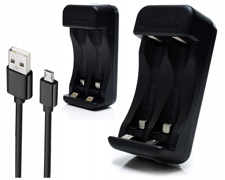 Ładowarka Na Baterie 2xAA/AAA Usb Aigostar