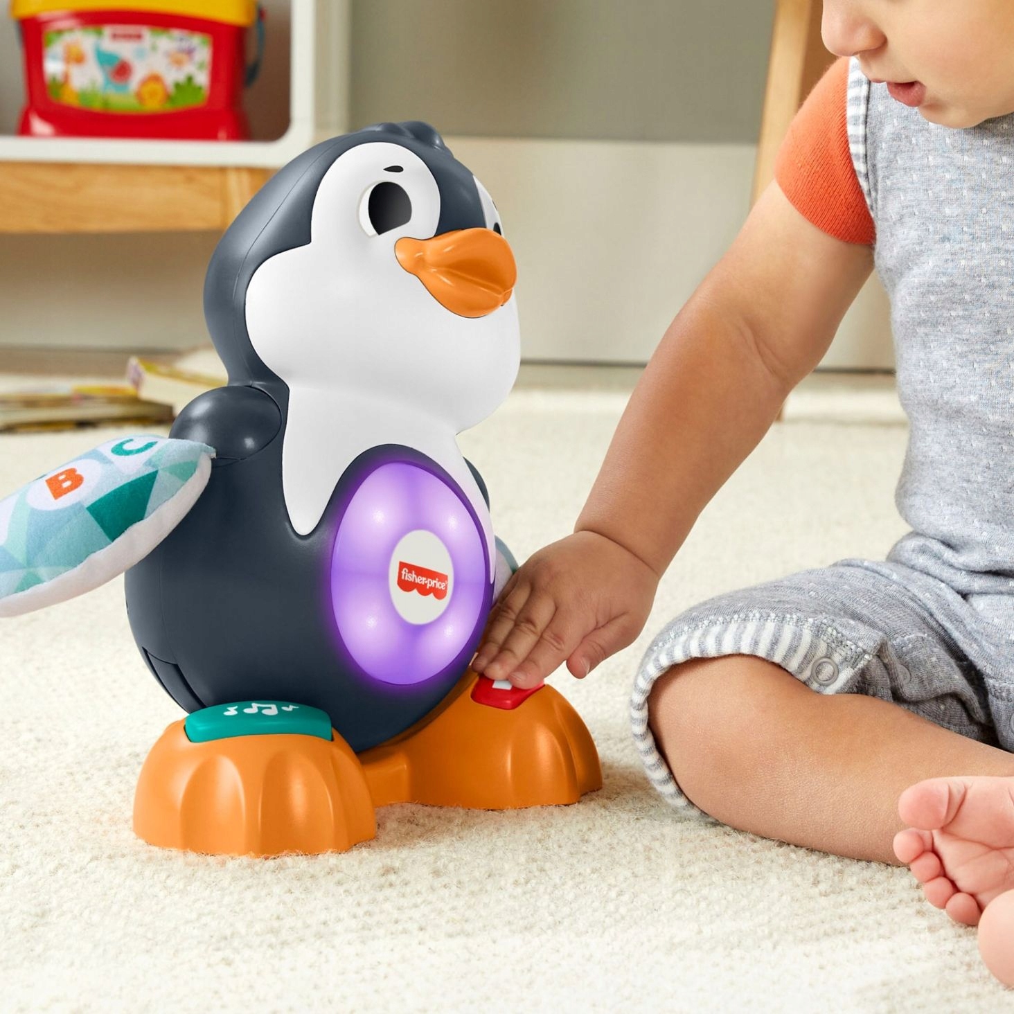 FISHER PRICE LINKIMALS INTERAKTYWNY PINGWIN HCJ50 FISHER-PRICE ZABAWKA Informacje dot. bezpieczeństwa i zgodności produktu Zawiera zabawkę. Zalecany nadzór osoby dorosłej