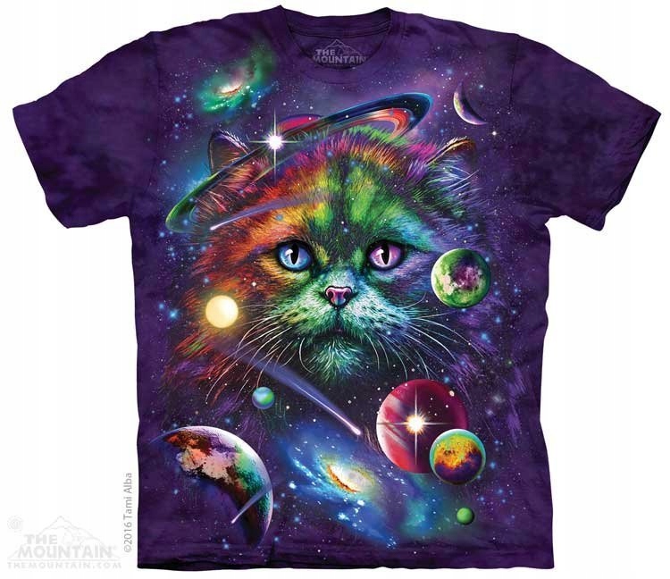 Cosmic Cat The Mountain 2XL