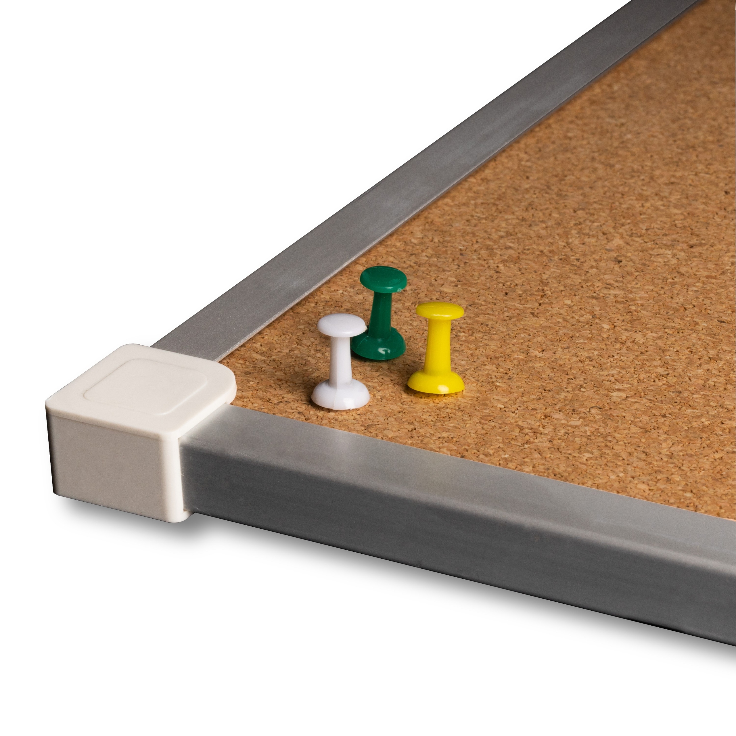 Tablica korkowa 60x45 cm aluminiowa rama + pinezki Marka 2X3