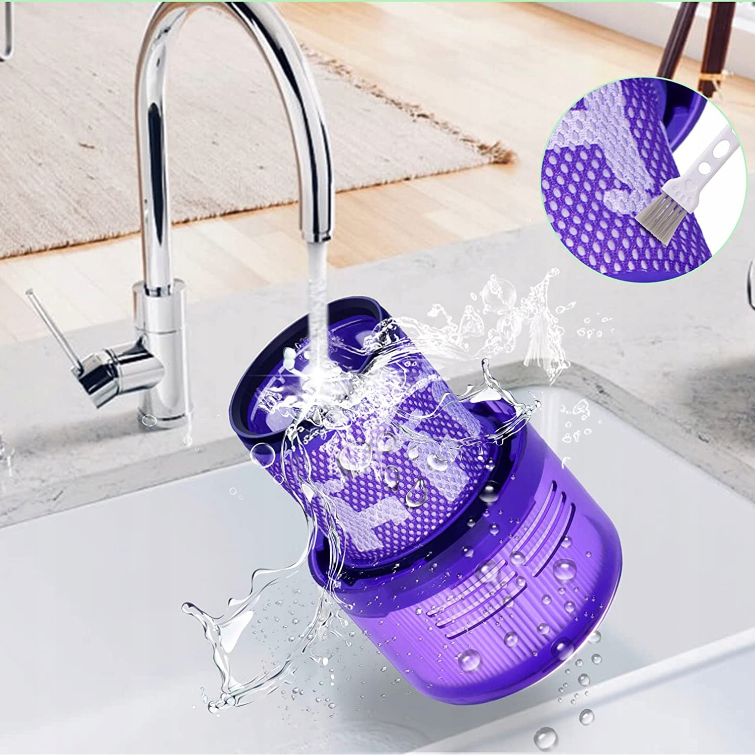 FILTR HYPA DO ODKURZACZA DYSON V11 SV14 V15 - 4 SZTUKI Rodzaj zamiennik