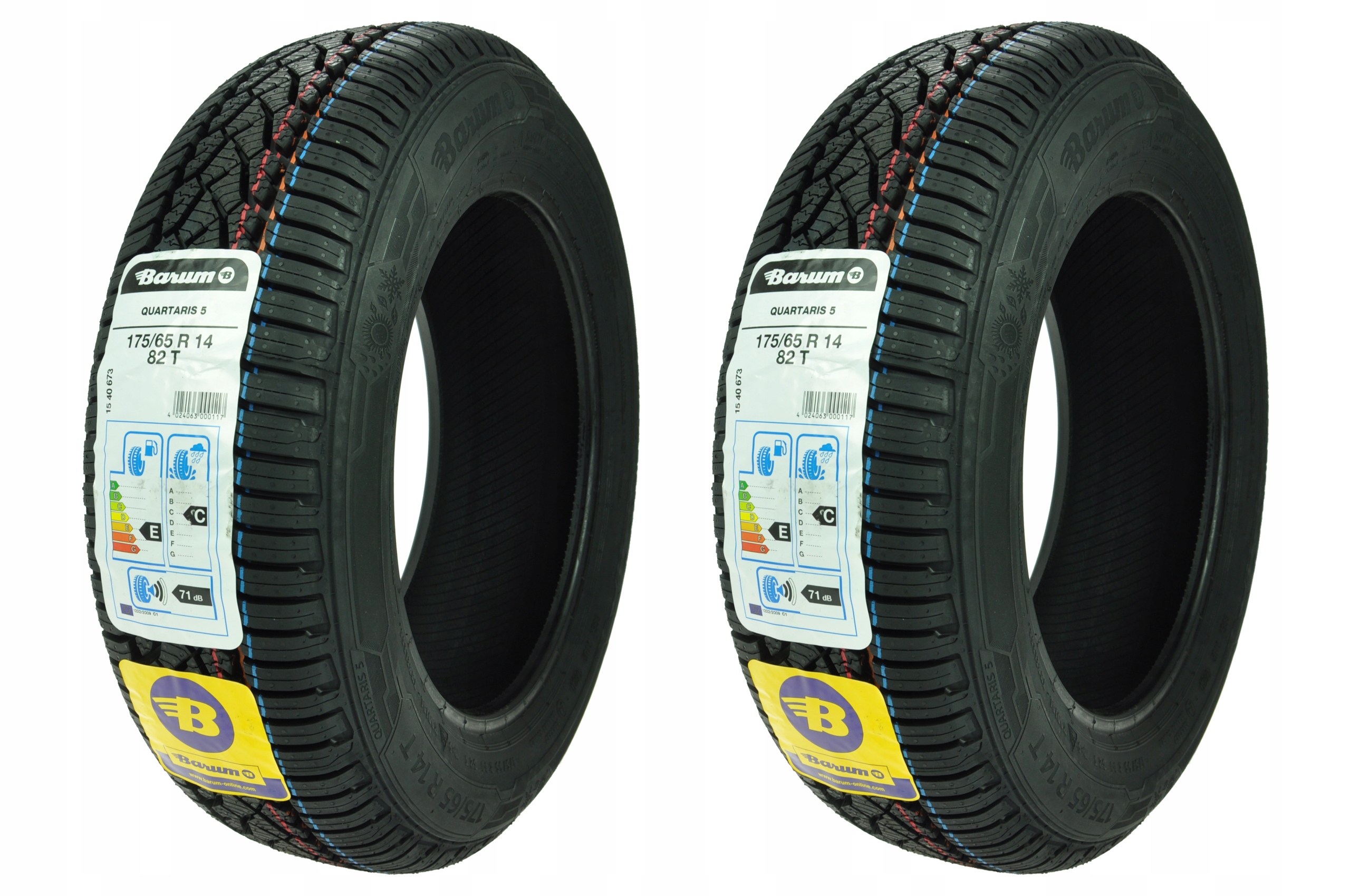 2 x 175/65R14 82T Quartaris 5 BARUM круглый год