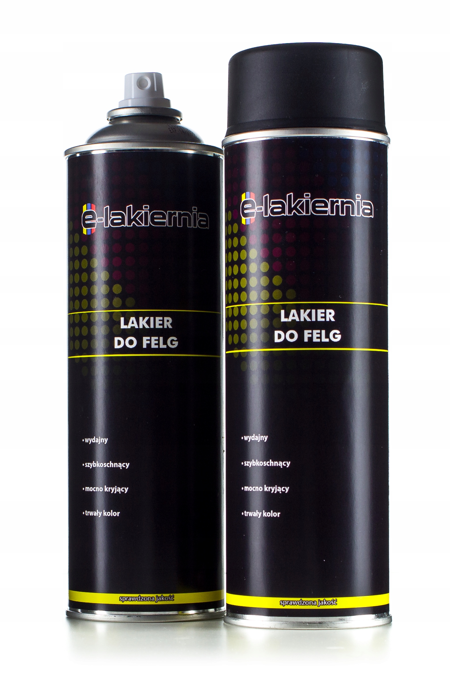 ZESTAW DO RENOWACJI FELG 2 x 500ML - CZARNY MAT Producent E-lakiernia