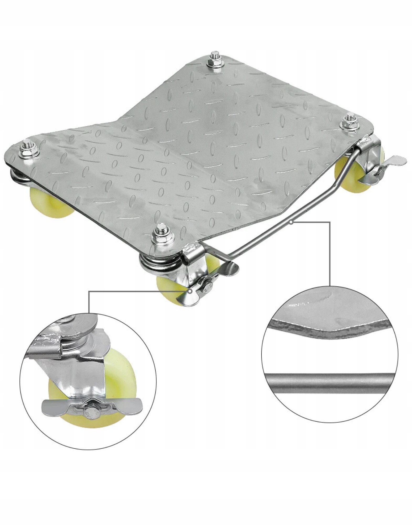 Wózki manewrowe pod koła 680 kg Regmag – 2 szt.