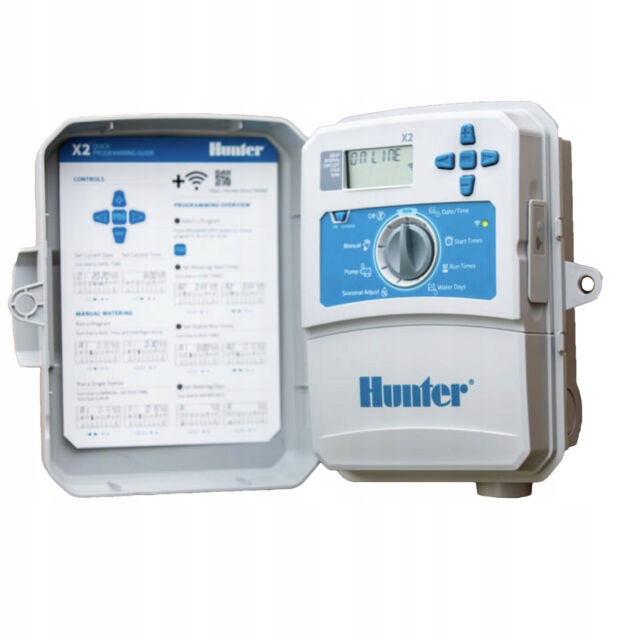 STEROWNIK NAWADNIANIA HUNTER X2 X2-401-E - ZEWNĘTRZNY, WYDAJNY, 4 SEKCJE