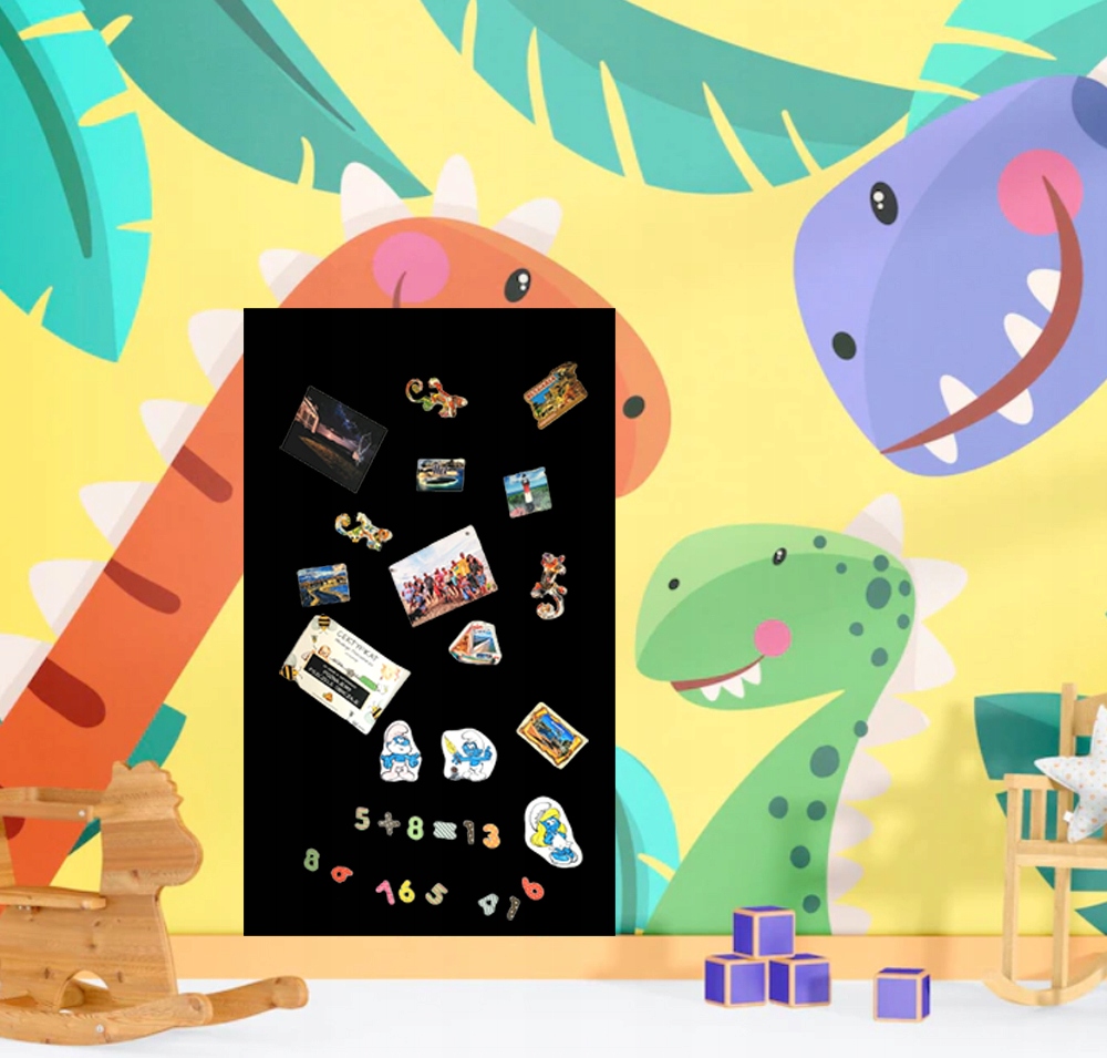 TABLICA MAGNETYCZNA FOLIA STALOWA Z KLEJEM - WIĘKSZA MOC - HUNTER 61/100cm Długość 100 cm