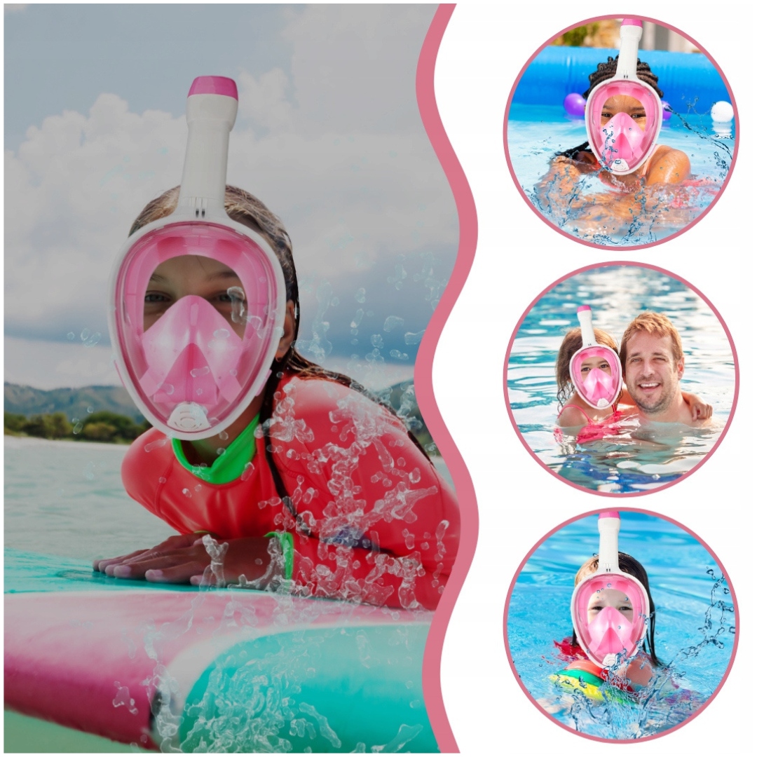 6w1 Maska DO NURKOWANIA pełnotwarzowa DZIECKA S/M EAN (GTIN) 5754682257379