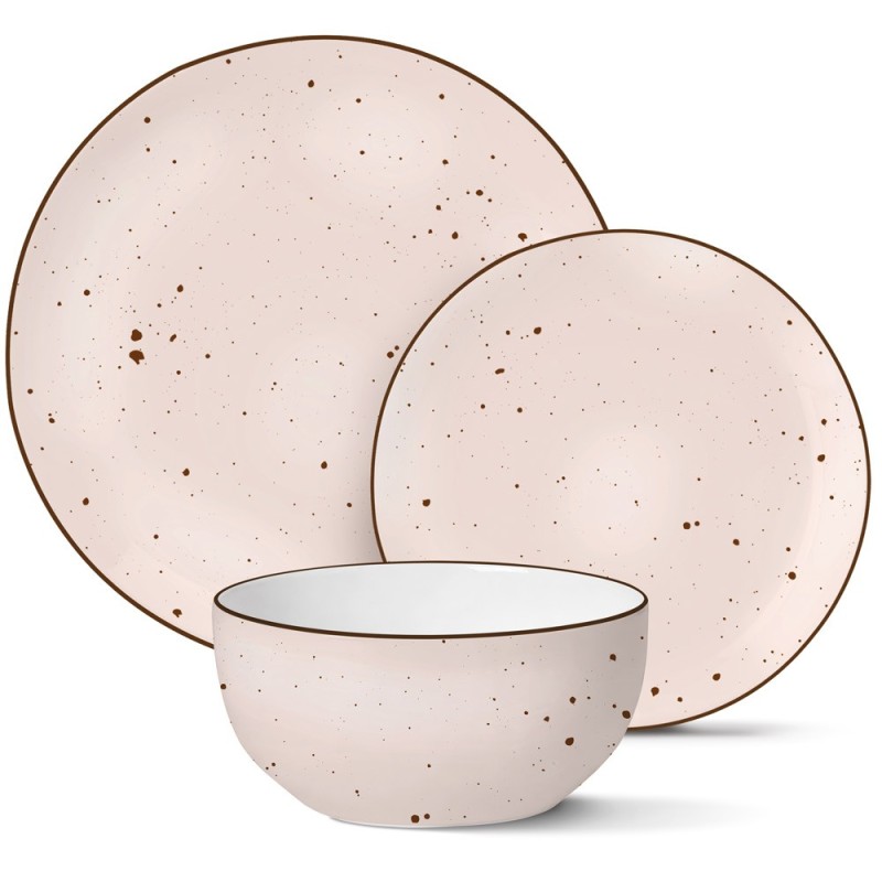 Komplet Porcelánová Sada Talierov Obedový Servis 36 ks Pre 12 Osôb