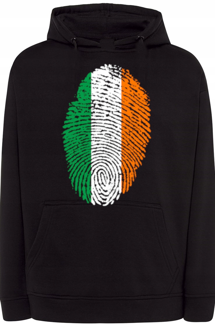 Irsko Pánská Mikina Logo Potisk Kapuce r.XL