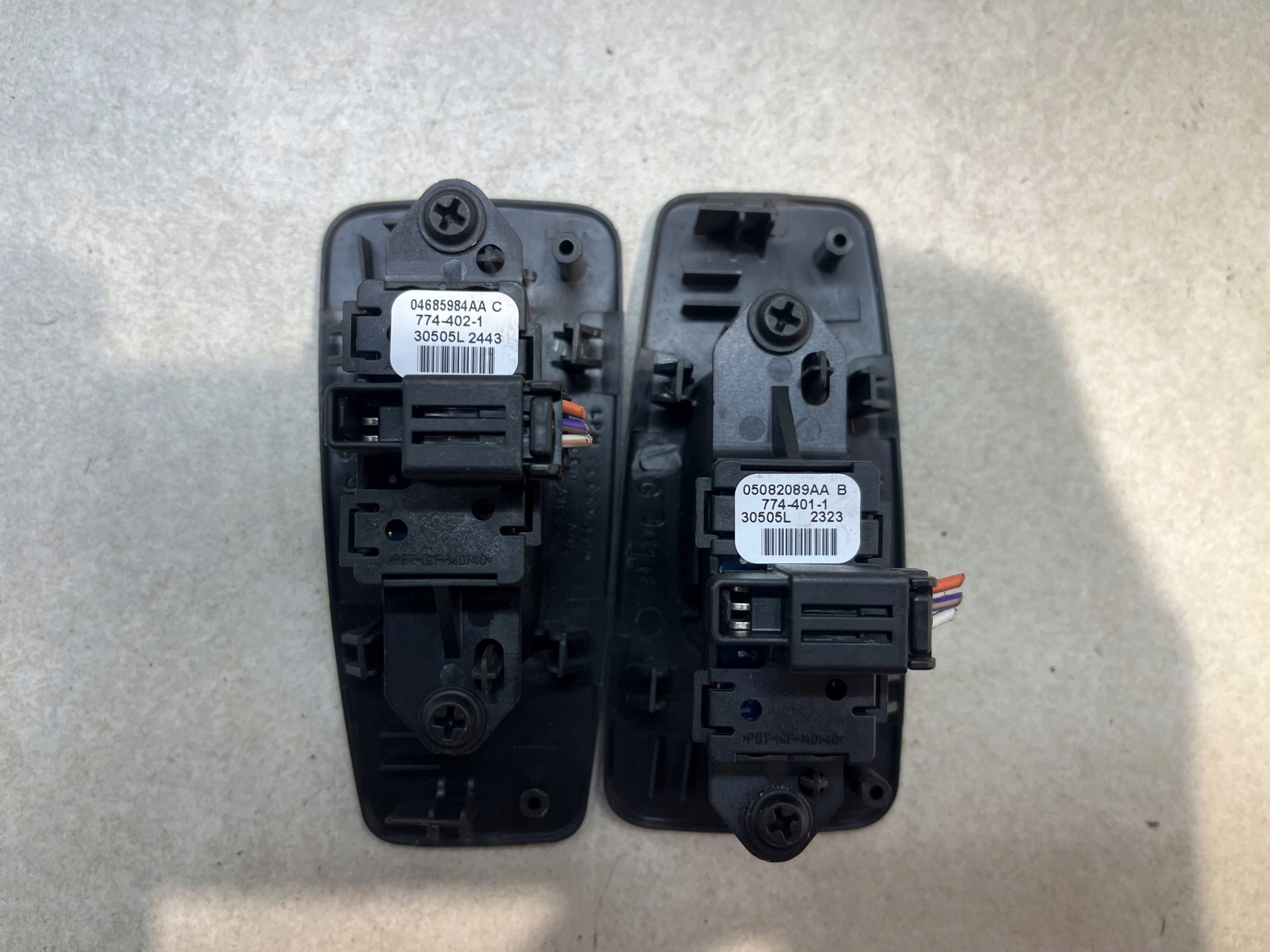 switch windows PACIFICA 3.5 V6 04685980AE