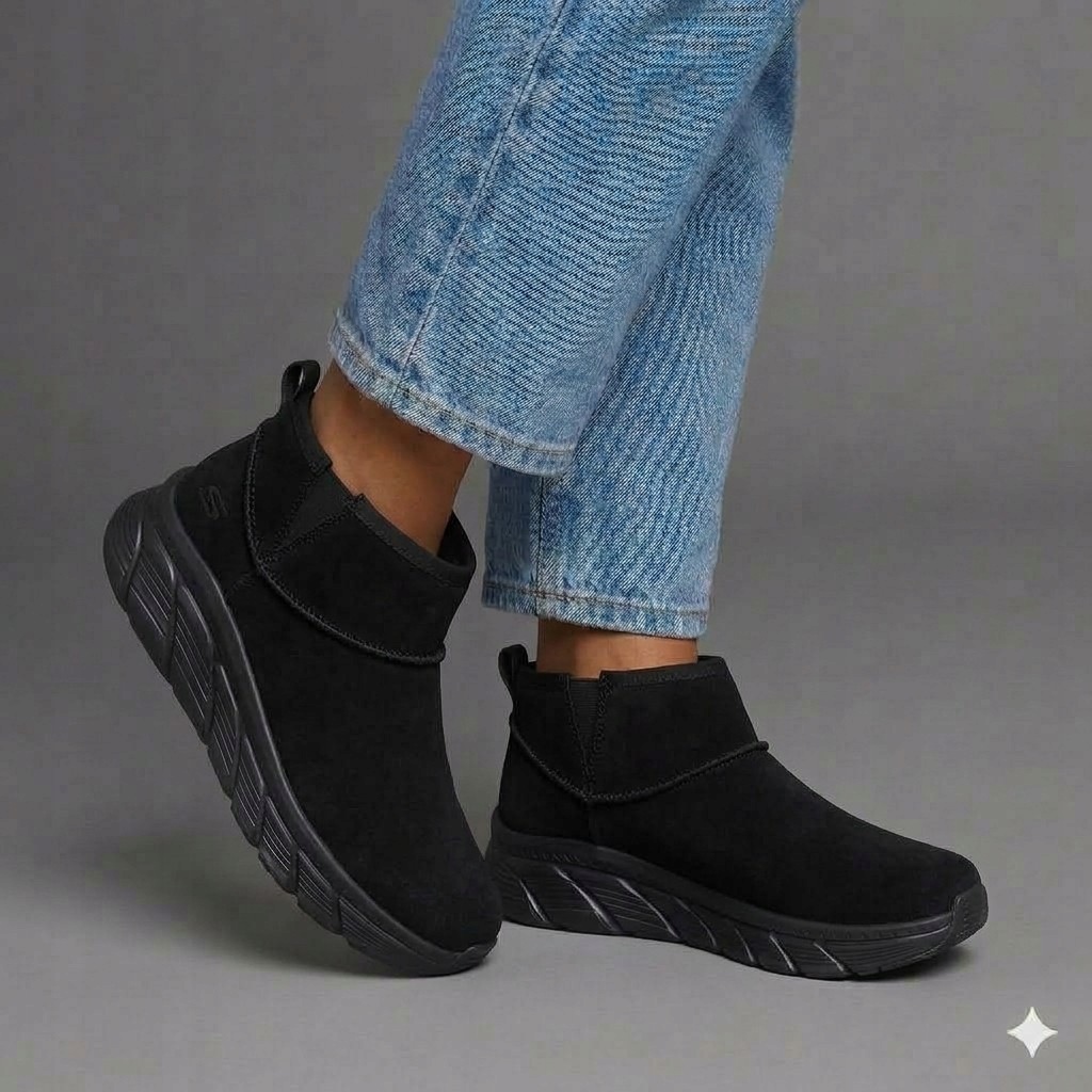 Dámské kotníkové boty Skechers Bobs B Flex Hi Hi Frost