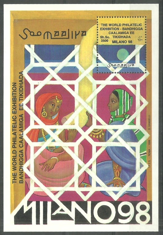 Somalia 1998 Mi bl 48 Czyste **