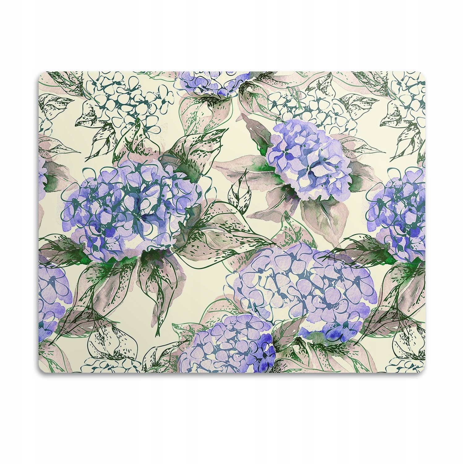 Levně Ochranná podložka pod misky pro psa Hortenzie 60x40 cm