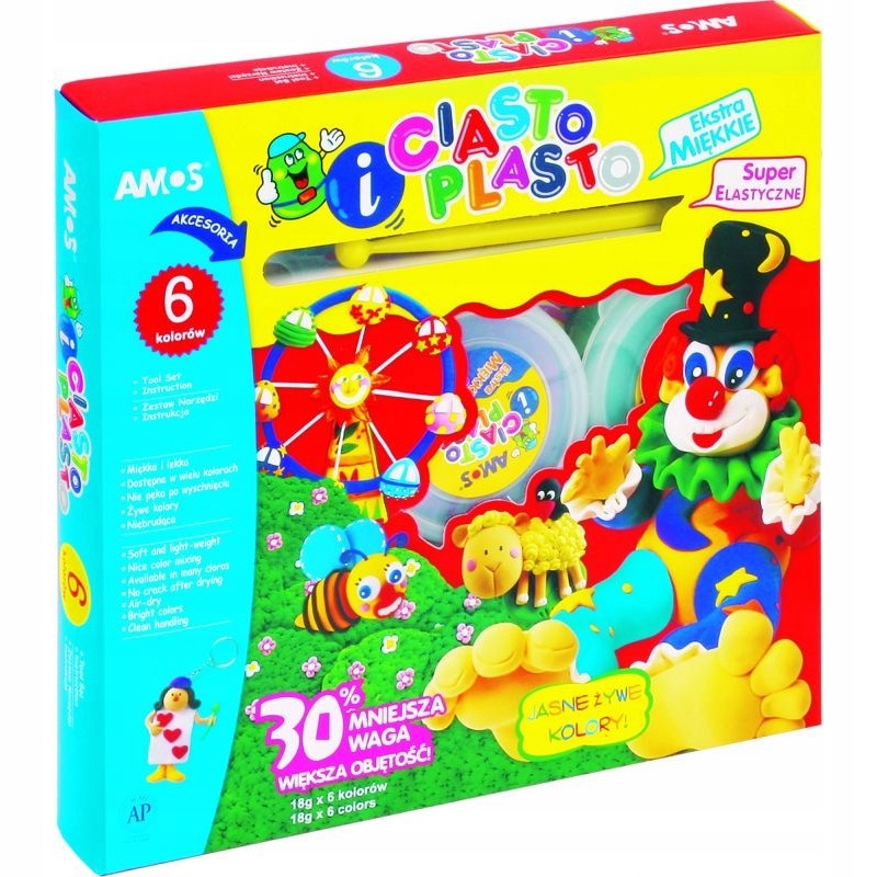 

Ciasto-plasto Akcesoria Amos 18 G