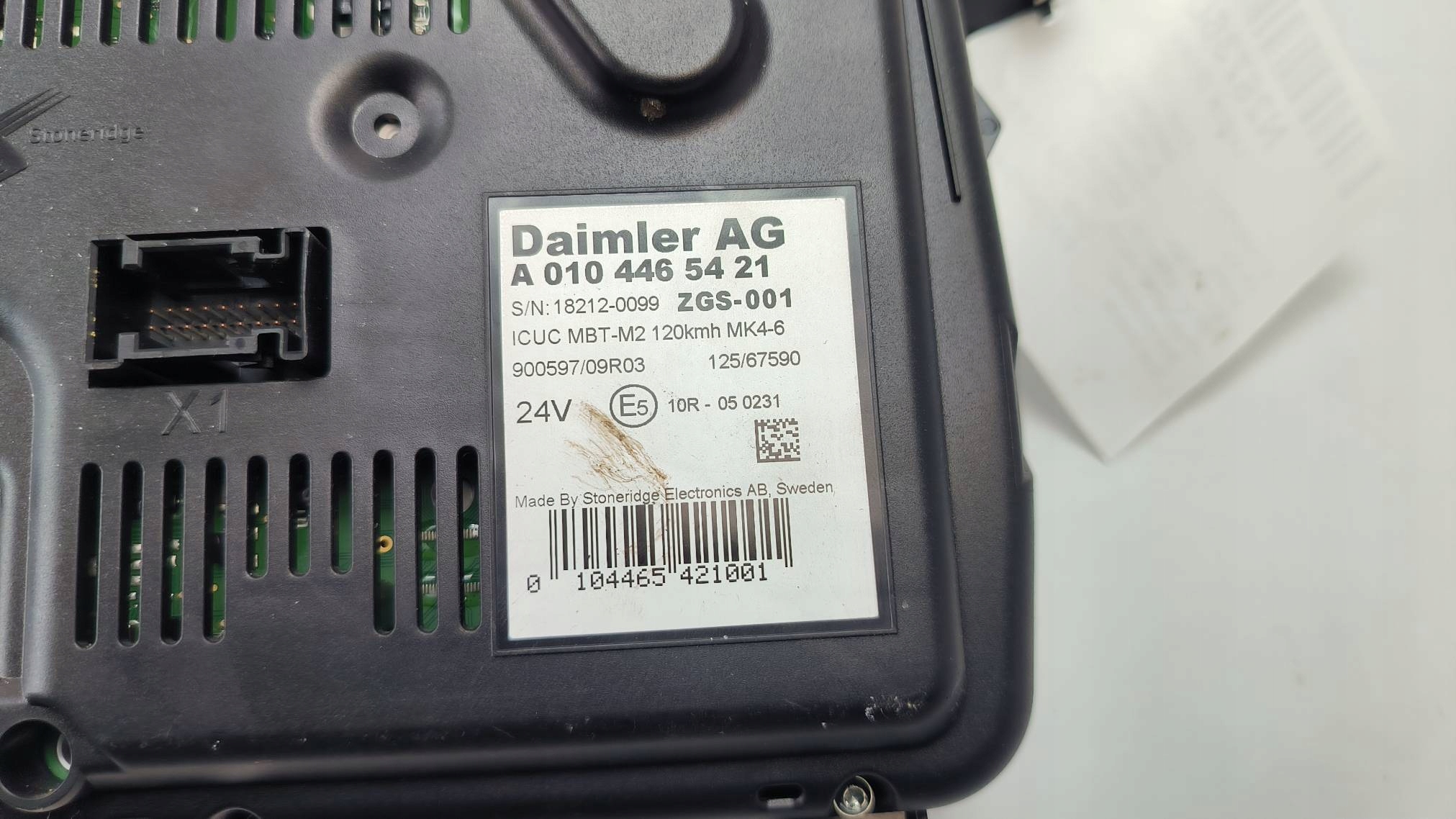 dials clock A0104465421 MERCEDES ACTROS MP4