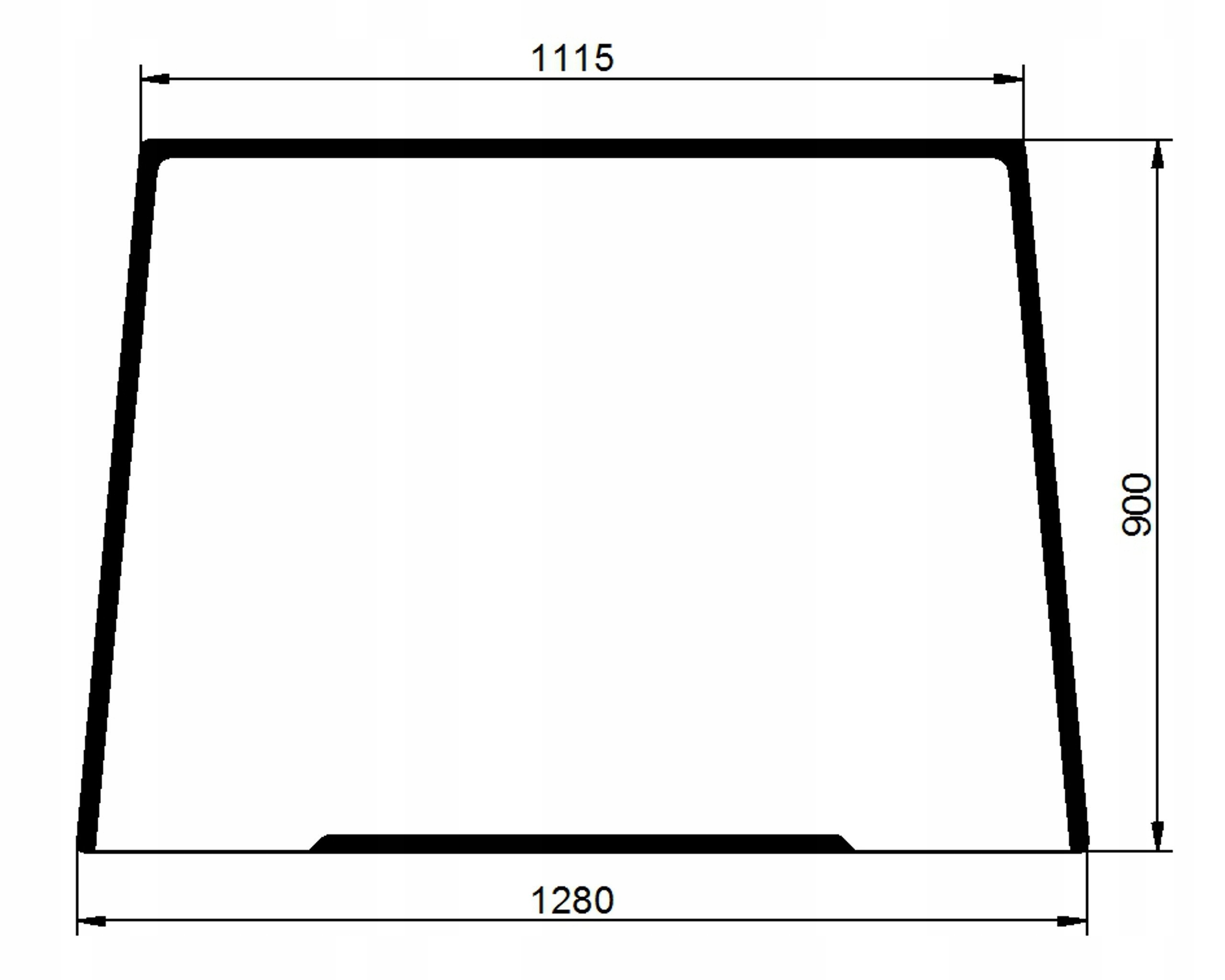 Massey Ferguson Landini čelní sklo 3902148M1