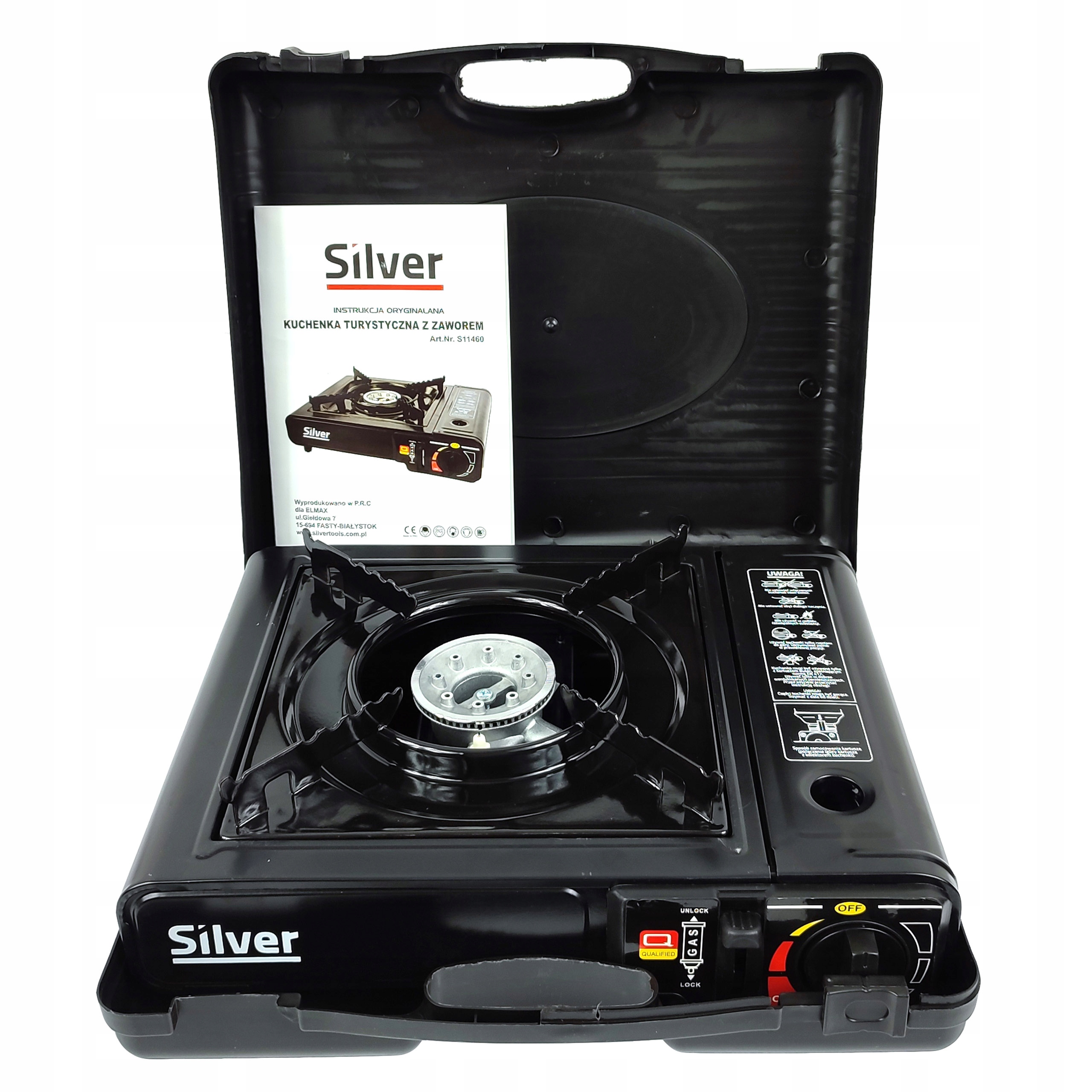 KUCHENKA TURYSTYCZNA POLOWA 3w1 GRILL Marka Silver