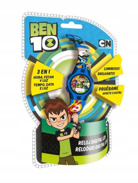Digitálne hodinky s LED podsvietením Ben 10