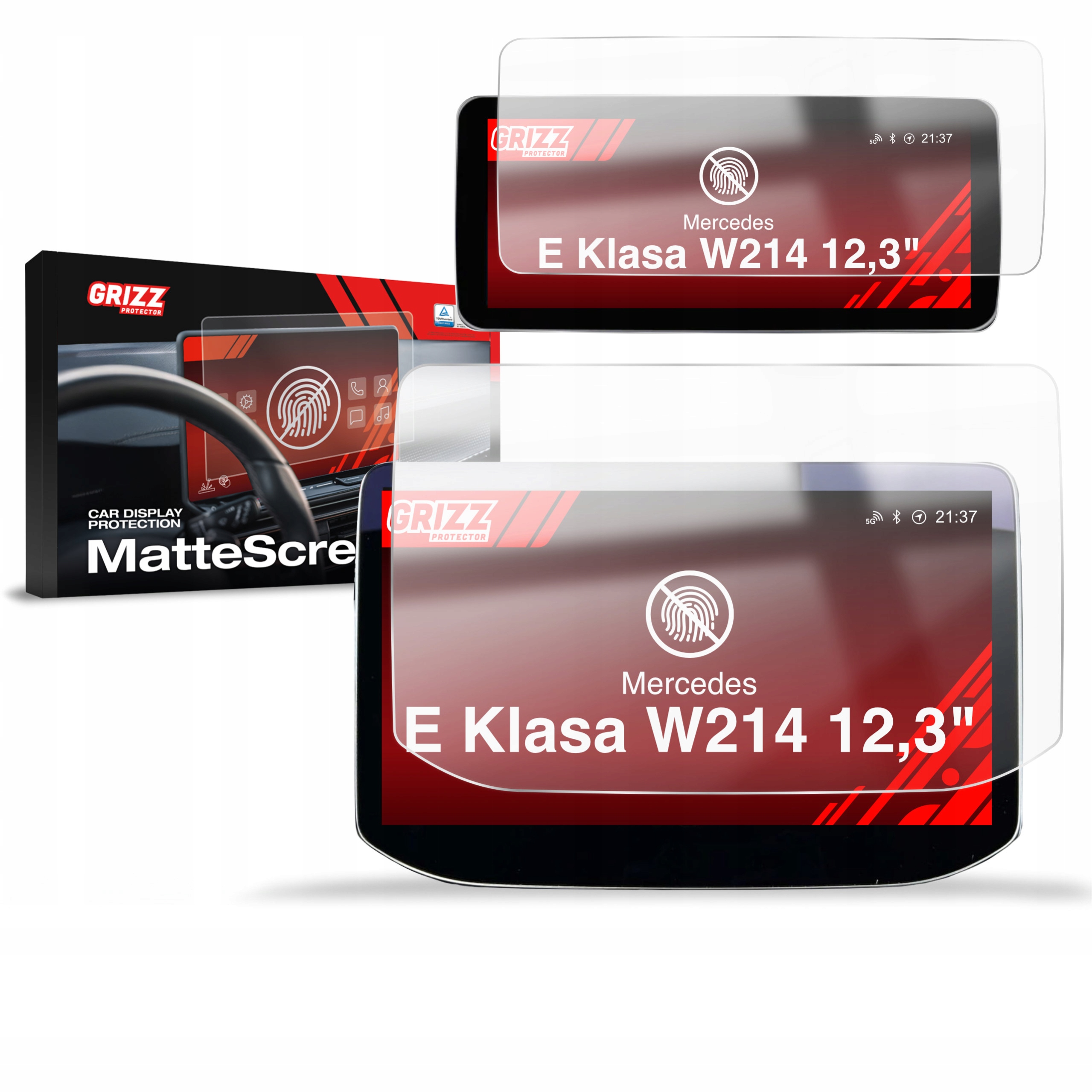 2w1 Folia Antyodciskowa do Mercedes E Klasa W214 Widescreen (2023-2025)